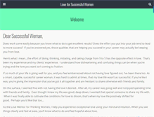 Tablet Screenshot of loveforsuccessfulwomen.com
